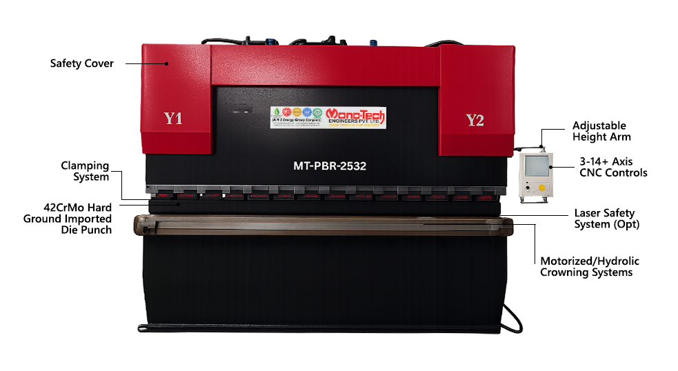 Semi CNC Hydraulic Press Brake